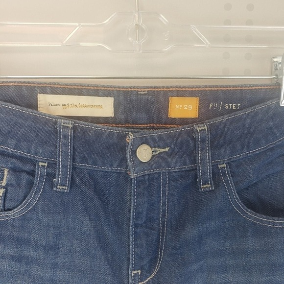 Anthropologie Pilcro and The Letterpress Fit Stet Denim Shorts SZ 26 - Picture 4 of 6